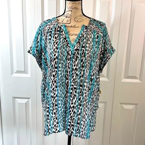 Animal Print Blouse